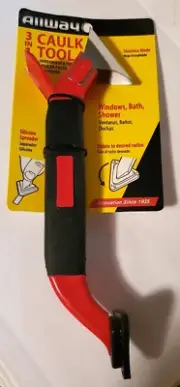 NEW ~ 3-in-1 Combo Caulk Tool ~ Windows Bath Shower ~ Allway Tools