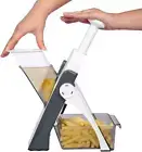 Mandoline Slicer 5 in 1 Vegetable Chopper Potato Cutter Adjustable Thickness 0.1