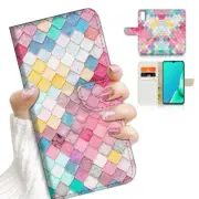 ( For Vivo Y22s ) Wallet Flip Case Cover AJ23563 Colourful Pattern