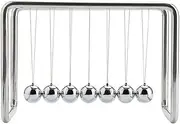 CERROPI Classic 7 Balls Newton's Cradle (Swing 25s, Metal Stand)