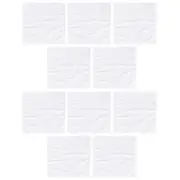 10Pcs 30x30cm White Sport Towel Square Microfiber Absorbent Towel for Yoga Fitness