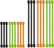 3 Inch x10 Rubber Magic Reusable Twist Ties Cable Organizer Wire Gear Tie