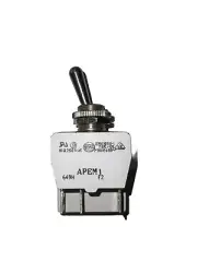 APEM 649H Panel Mount Off-On-Off Toggle Switch DPST 10A 250VAC (Each)