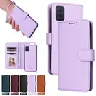 For Samsung Galaxy A73 A55 A34 A13 Leather Shockproof Magnetic Card Wallet Case