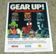 1993 Sega Game Gear, Vintage Print Ad/Poster, Promo Art