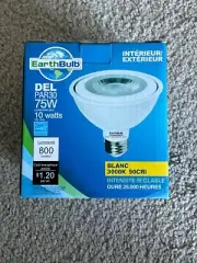 EarthBulb LED Par30 Lightbulb 75W Indoor/Outdoor