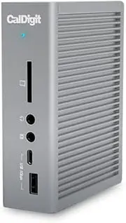 CalDigit TS3 Plus Thunderbolt 3 Dock - 85W Charging, 7X USB 3.1 Ports, USB-C Gen 2, DisplayPort, UHS-II SD Card Slot, LAN, Optical Out, for 2016+ MacBook Pro & PC (Space Gray - 0.7m/2.3ft Cable)