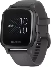Garmin Venu Sq, GPS Fitness Smartwatch, Shadow Grey/Slate