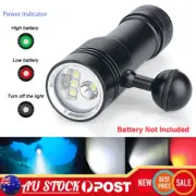Diving Flashlight Underwater Waterproof Torch Light Video Photography Fill Light