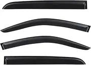 Weather Shield Window Visor Wind Deflector Compatible for Toyota Hilux Revo 2015 2016 2017 2018 2019 2020 4PCS/Set Double Cabin Accessories