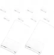 Alipis 12Pcs Acrylic Record Display Rack Transparent Vinyl Record Holder Wall Mounted Album Support Storage for Music Lovers and Home Decor Enthusiasts