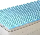 Foam Mattress Topper, Egg Crate Foam Pad, Mattress Pad and Bed Topper for Suppor