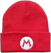 [CazDopaM] Cute Mario Luigi Wario Waluigi Embroidered Long Beanie