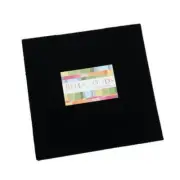 Moda BELLA SOLIDS Black Layer Cake 9900LC-989 42 10"x10" Quilt Fabric Squares