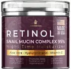 Snail Mucin Moisturizer Cream Day and Night Cream for Face Dry Sensitive Skin