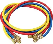 ACAECMGGFP 72 Inch AC Freon Charging Hose Refrigerant R12 R22 R404 R502 R134A Car Air Conditioning Refrigeration Tube 3000-600 A20 Air Conditioning Hoses and Accessories(36 inch)