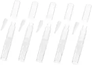 STOBAZA 5Pcs Refillable Cuticle Oil Brush Pens Versatile Essential Oil Applicators Transparent Nail Oil Dispenser for Nail Care Lip Gloss Tube Convenient Beauty Tool for Home Salon