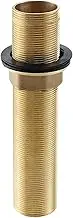 Faucet Fittings Nipple Locknut Kit Extension Threaded Pipe Longer Mounting Shank Single Hole 5.9inch length (5.9 Inch)