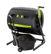 Maze Outdoor Compost Dual Tumbler Bin 245lt with Cart