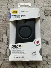 NEW Otter+Pop Symmetry Series Otterbox Case for IPhone 12 Mini -Black
