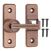 180° Barn Door Lock Flip Latches Safety Door Bolt Latch Lock Red Bronze