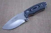Cudeman Mini-BV Fixed Blade Knife | Black / Satin | 115-B