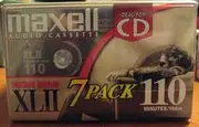 Maxell Audio Cassette High Bias XLII 110 Minutes 7 Pack