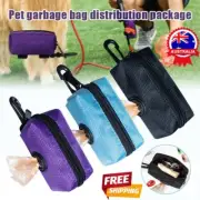 Pet Dispenser Waste Dog Poo Puppy Pick-Up Bags Travel Poop Bag Holder Hook Pou6J