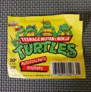 Vintage Teenage Mutant Ninja Turtles Collector Autocollants Sticker Pack