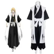 BLEACH The Past 3rd Division ROSE Rojuro Otoribashi Cosplay Costume Shihakusho