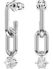 [Swarovski] Constella Drop Earrings in White
