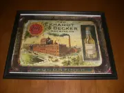 EKHARDT & BECKER BREWING COMPANY FRAMED COLOR AD PRINT