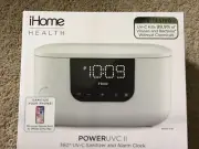 iHome - Power UVC II 360° UV-C Sanitizer with USB Charging - White *Brand New*