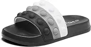 Eashi Slides For Kids,Boys Girls Sandals, Toddler Arch Support Slippers For House Shower Beach Non-Slip