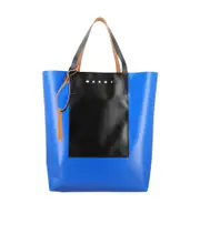 Marni Tribeca Two-Tone Shopping Bag One size Blue