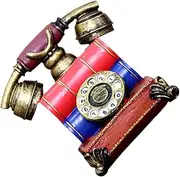 SOLUSTRE Vintage Simulation Telephone for Interactive Retro Plaything to Enhance Cognitive Skills and Communication Lightweight Compact Design for