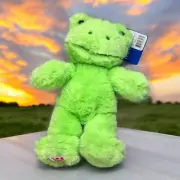 Build a Bear Spring Frog Plush Doll Small Mini Buddies Green Fuzzy Toy 9"