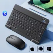 Bluetooth Wireless Keyboard Portable Ultra-Slim Mouse Keyboard Set Rechargeable