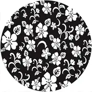 Slipmat Slip Mat Scratch Pad Felt for Any 12" LP DJ Vinyl Turntable Record Player Custom Graphical - Hawaiian Print BK