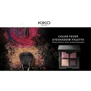 KIKO Color 烘培眼影 四色 咖啡大地色 楓葉酒紅粉嫩色系 萬聖節煙燻妝 腮紅 陰影 唇頰 暗沉 頰彩 珠光亮粉