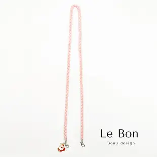 LeBon 口罩鍊 口罩繩 口罩項鍊 口罩掛繩 -粉色+耶誕老人