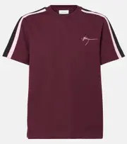 [Ferragamo] Ferragamo Logo cotton jersey T-shirt AU 14 burgundy