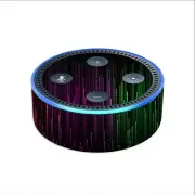 Skin Decal for Amazon Echo Dot (2nd gen) / red green blue tracers