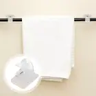 6 Pcs Curtain Rod Hanger Adhesive Shower Holder Hanging Brackets