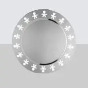 Alessi Girotondo Round Tray 40cm in Silver