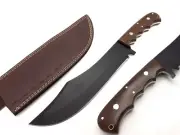 Premium Handcrafted Fixed Blade Hunting Knife - Full Tang Design with Sheath