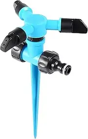 Garden Sprinkler, Lawn Sprinkler, 360 Degree Rotating Lawn Sprinkler, Large Coverage Area, Adjustable Angle Horticultural Watering System