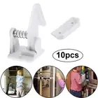 10X Safety Baby Kid Child Lock Proof Cabinet Cupboard Drawer Fridge Pet Door