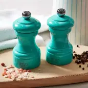 Fortnum Mason x Peugeot Salt & Pepper Grinders Mills- Eau De Nil NWT