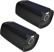 [HOLACA] Silicone Skin for EufyCam 3(S330) Wireless Home Security Camera System(2Pack) (Black)